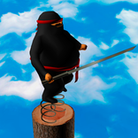 Fatty Ninja. Spring jumps