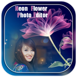 Neon  Flowers Photo Editor