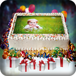 Name Photo on Birthday Cake