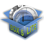 Transparent clock. widget LITE