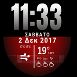 KWGT Red Widget