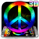 Tema da paz mundial da paz 3D