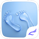 Water Drop Footprint Theme