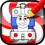 ”Coloring Thomas Tank Engine