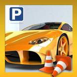 Sport Car Park Driving City