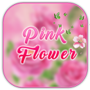 Merah muda Tema bunga APK