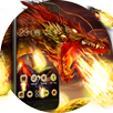 Wings Launcher Theme: Fire dragon APK