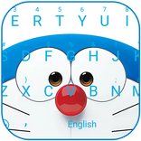 Blue Robot Cat Theme&Emoji Keyboard