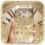 Gold Clock diamant