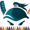 ninja coloring game for boys APK