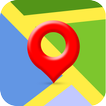 maps with aerial view 图标