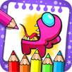Among Us Coloring Book fun APK