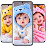 papel de parede de bebê fofo
