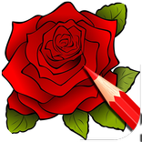 Coloring Flowers : Warnai