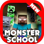 👨Monster School Mod for MCPE?