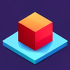 Cube escape from the box 3D icon