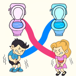 Toilet Rush - Draw Maze Puzzle