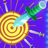 Knife play hit aim game