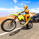 City Police Moto Bike Crash