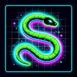 Neon Snake 80s Retro Arcade