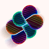 Glitchy Neon Icons