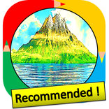 Color by Number - island