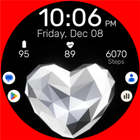 Gold Heart Mooon icon