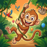 Monkey Swing: Jungle Vine Run