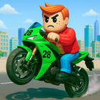 Obby Wheelie Moto Driving icon