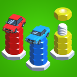 Nuts & Bolts Color Sort: Cars