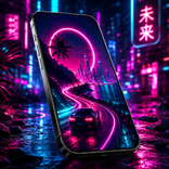 Neon Wallpapers: AMOLED 4K