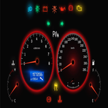 Auto-Armaturenbrett Symbole