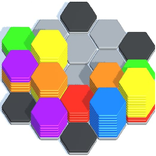 ”hexa stack:sorting puzzle game