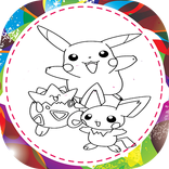 Coloring Pika Pika