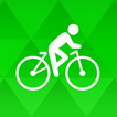 Bike Ride Tracker. Bicycle GPS icon