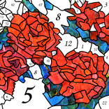 Painting by numbers and puzzle