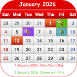 ”Tanzania Calendar 2026