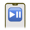 آیکون‌ Pause media playback
