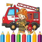Coloring Fire Engines icon