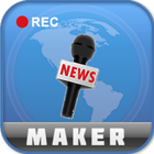 Tv Reporter Video Maker icon