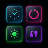 Dark Widgets - AMOLED Black