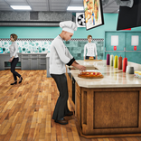 Corner Fast Food Restaurant 3D