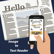 Image Text Reader (OCR) Zeichen