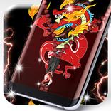 Dragon lock screen zipper