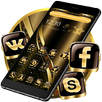 Black Golden Brown Theme APK