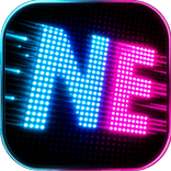 Neon LED Scroller — Text Board