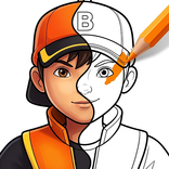 Boboiboy Cartoon Coloring Book