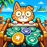 Cat Coin Pusher: Coin Coin APK