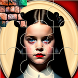 Wednesday Addams Puzzles Game