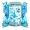 Flower Butterfly Glitter Theme APK